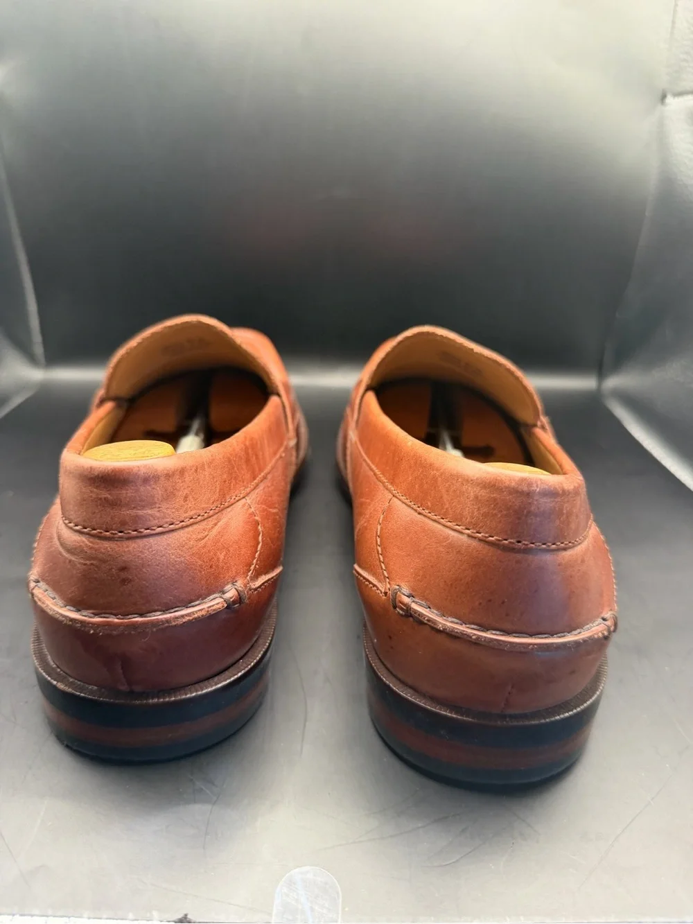Cole Haan Brown Leather Penny Loafers Men’s Size 8.5 Classic Dress Shoes